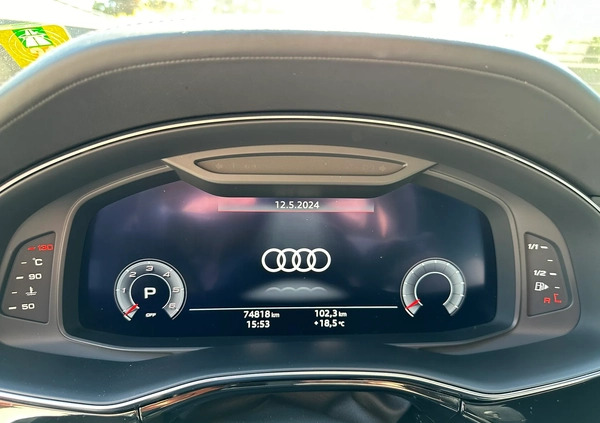 Audi SQ8 cena 479000 przebieg: 74818, rok produkcji 2020 z Sokołów Małopolski małe 529